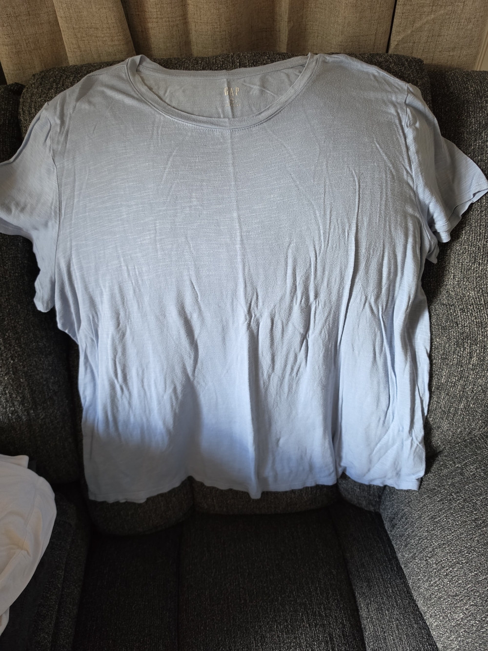 GAP Light Blue Short-Sleeve Crewneck Tee